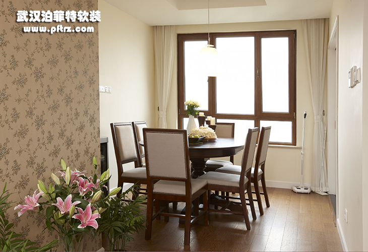 泊菲特软装美式软装设计方案-金地圣爱米伦餐厅