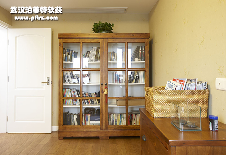 泊菲特软装美式软装设计方案-金地圣爱米伦书房