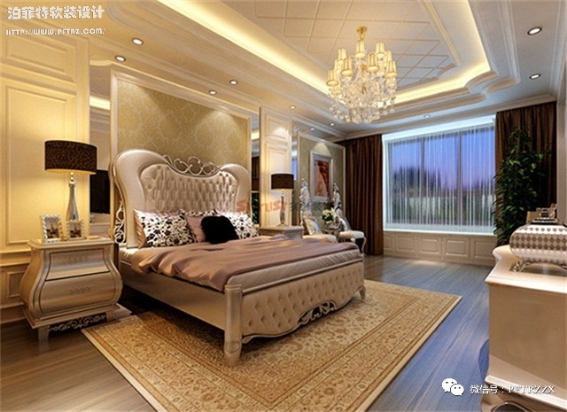 层次感很强的卧室